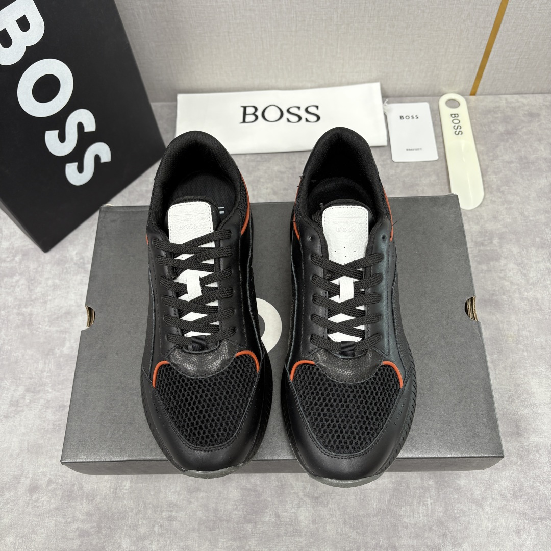 💋💍BOSS 男士新款 BOSS x Porsche联名款运动鞋跑鞋 奢华运动风的跨界杰作 此系列鞋款的