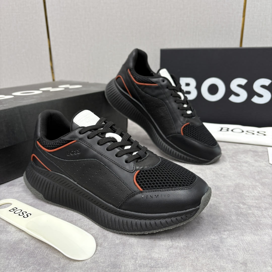 💋💍BOSS 男士新款 BOSS x Porsche联名款运动鞋跑鞋 奢华运动风的跨界杰作 此系列鞋款的