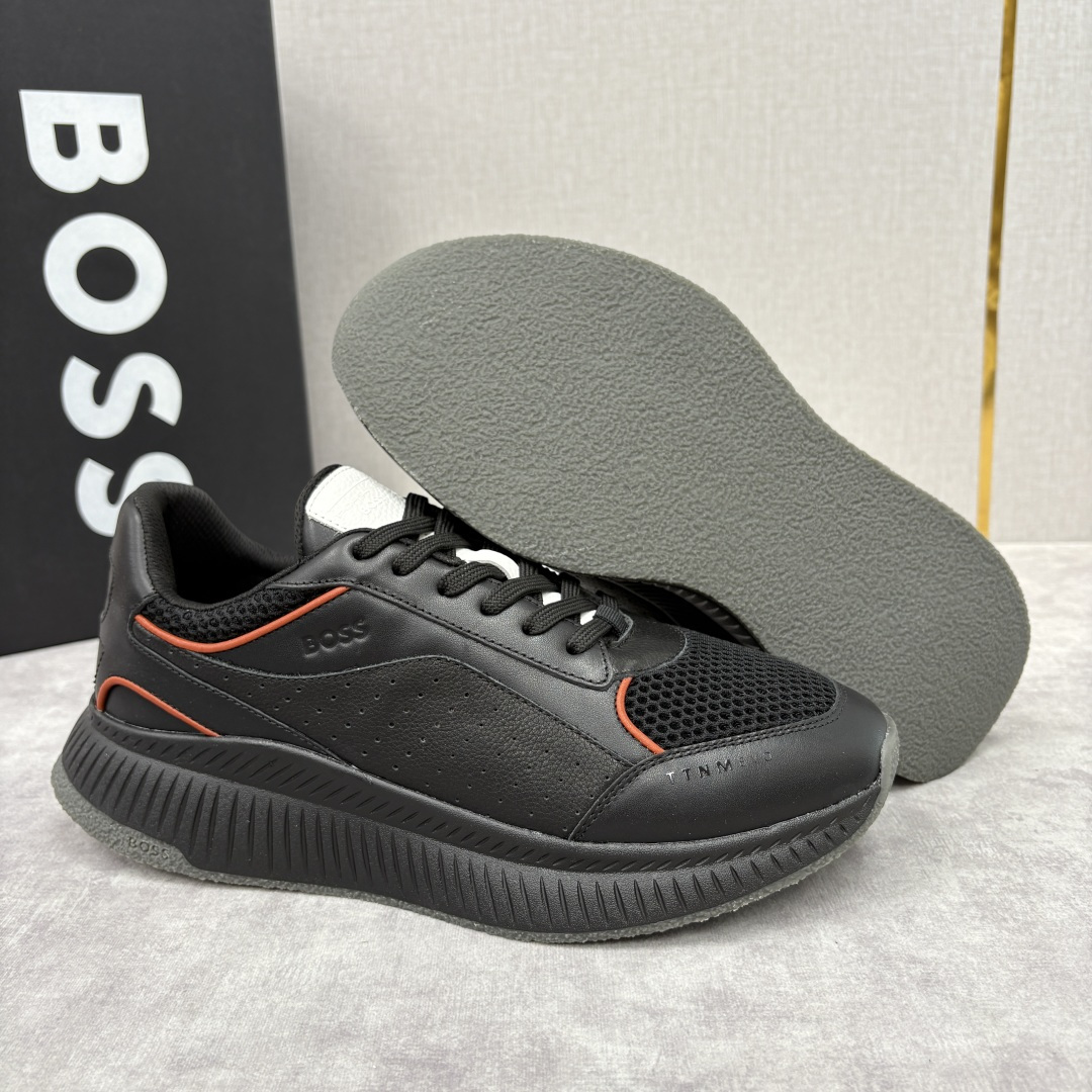 💋💍BOSS 男士新款 BOSS x Porsche联名款运动鞋跑鞋 奢华运动风的跨界杰作 此系列鞋款的