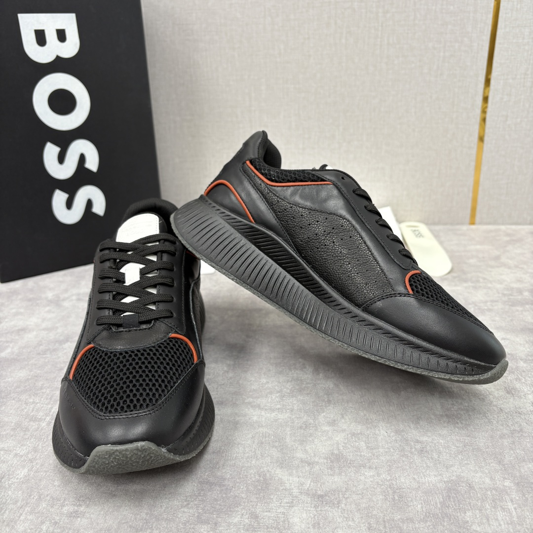 💋💍BOSS 男士新款 BOSS x Porsche联名款运动鞋跑鞋 奢华运动风的跨界杰作 此系列鞋款的