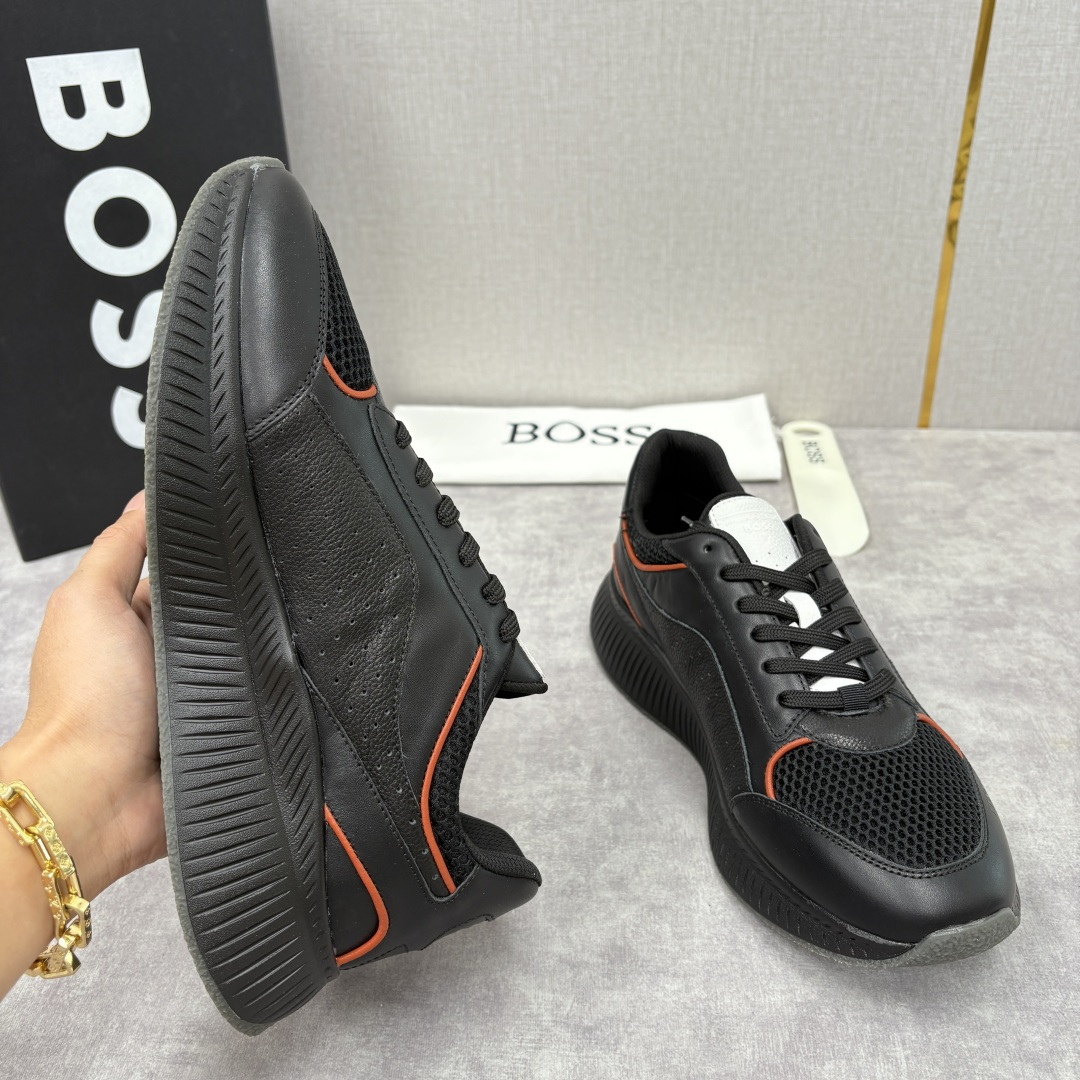 💋💍BOSS 男士新款 BOSS x Porsche联名款运动鞋跑鞋 奢华运动风的跨界杰作 此系列鞋款的