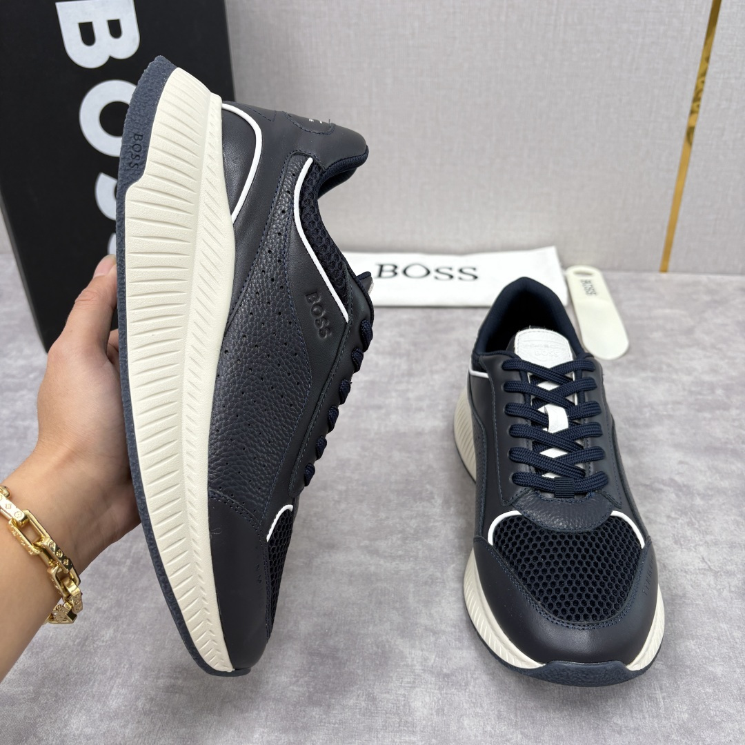 💋💍BOSS 男士新款 BOSS x Porsche联名款运动鞋跑鞋 奢华运动风的跨界杰作 此系列鞋款的
