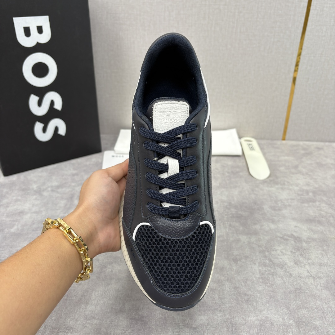 💋💍BOSS 男士新款 BOSS x Porsche联名款运动鞋跑鞋 奢华运动风的跨界杰作 此系列鞋款的