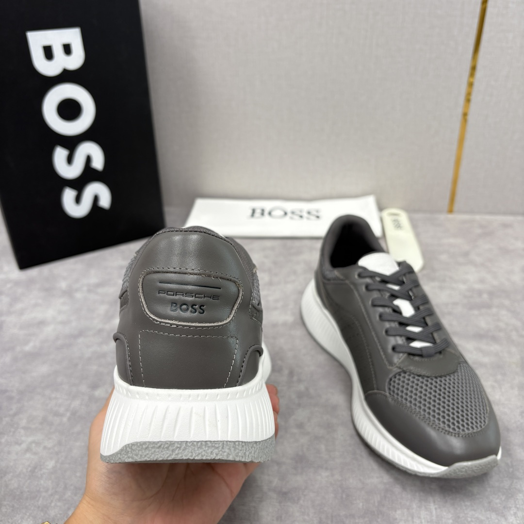💋💍BOSS 男士新款 BOSS x Porsche联名款运动鞋跑鞋 奢华运动风的跨界杰作 此系列鞋款的