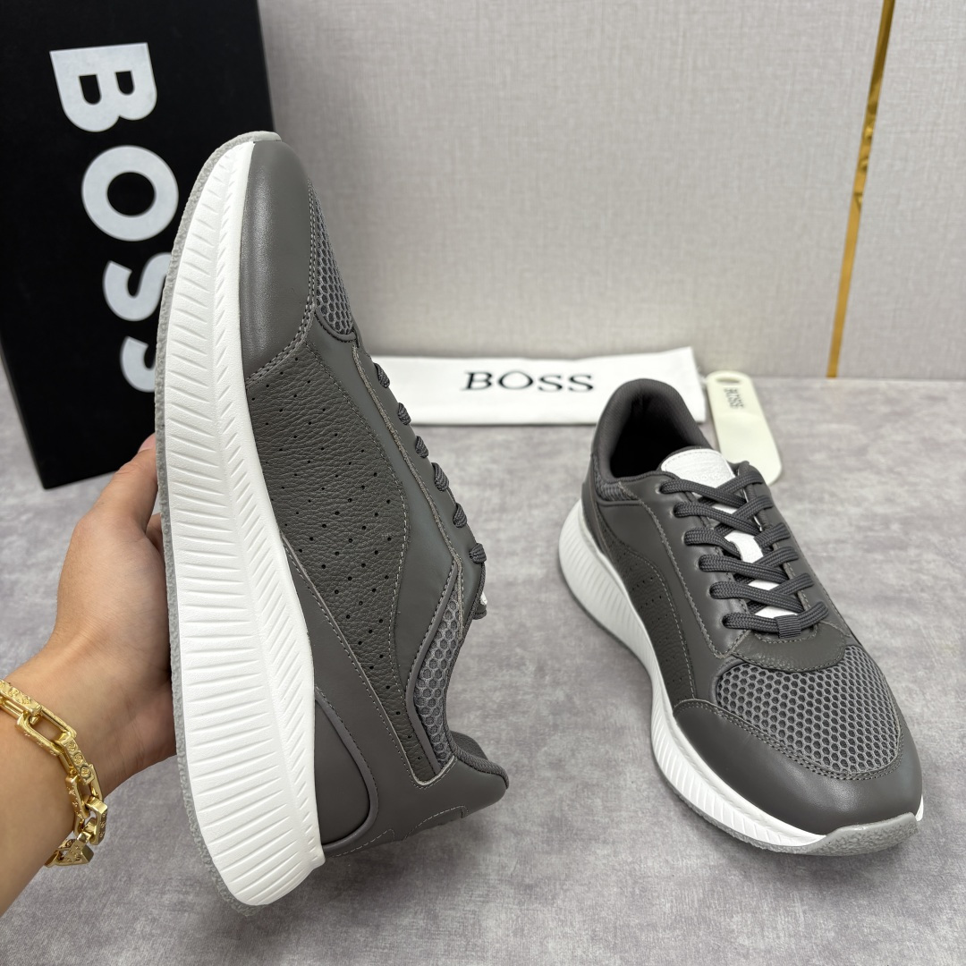 💋💍BOSS 男士新款 BOSS x Porsche联名款运动鞋跑鞋 奢华运动风的跨界杰作 此系列鞋款的