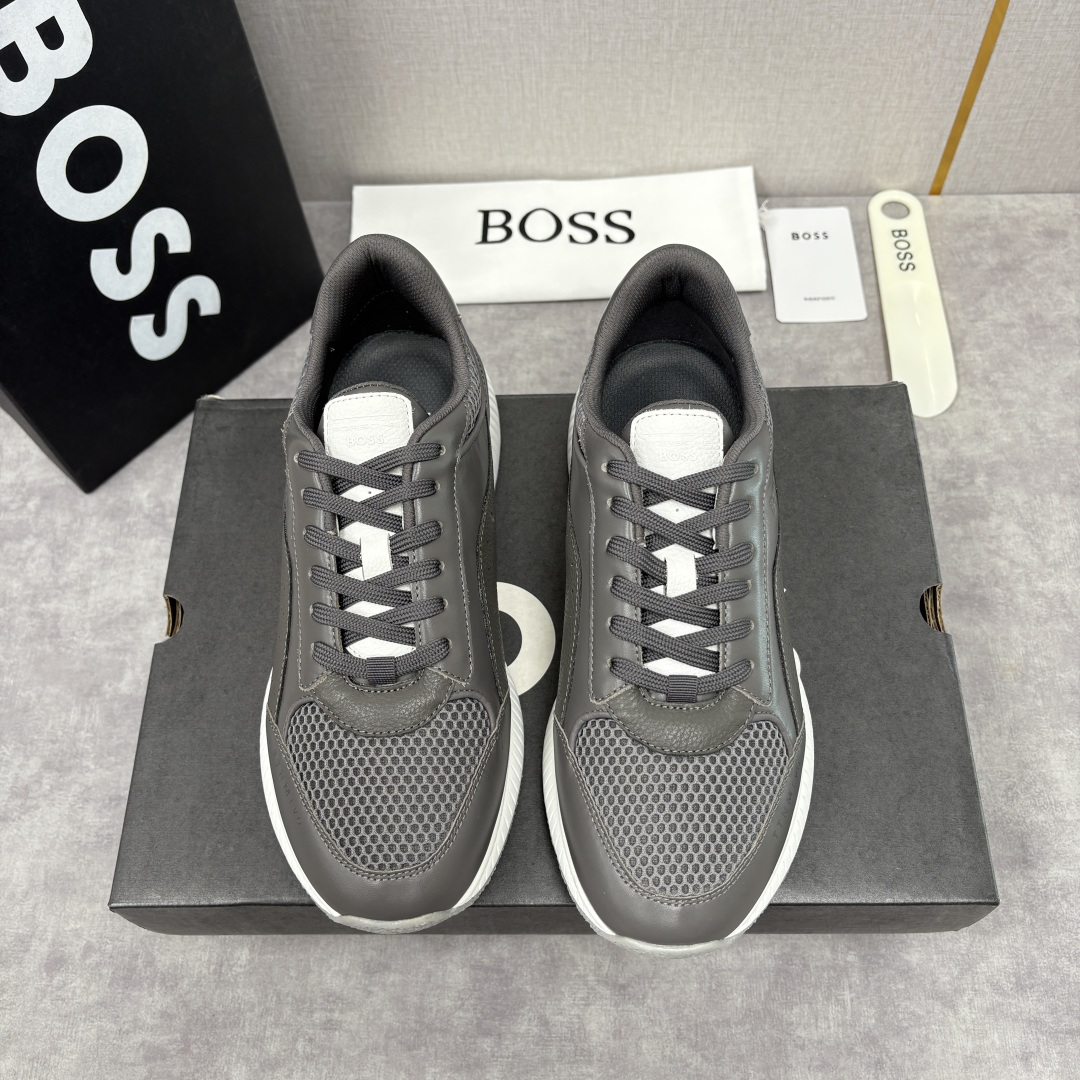 💋💍BOSS 男士新款 BOSS x Porsche联名款运动鞋跑鞋 奢华运动风的跨界杰作 此系列鞋款的