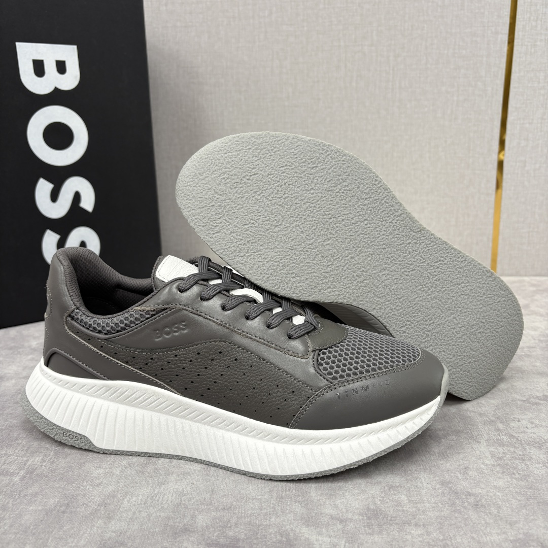 💋💍BOSS 男士新款 BOSS x Porsche联名款运动鞋跑鞋 奢华运动风的跨界杰作 此系列鞋款的