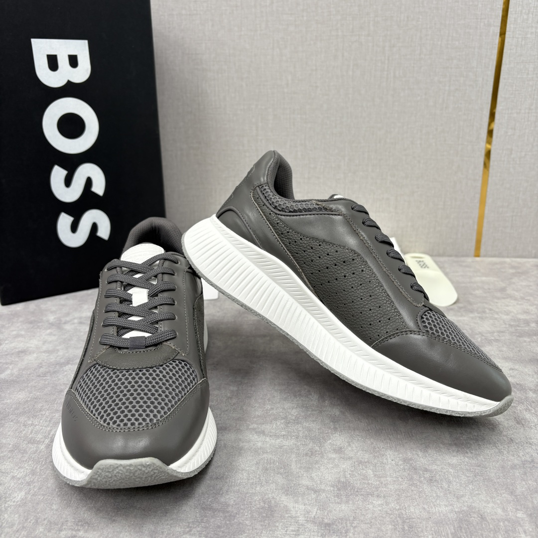 💋💍BOSS 男士新款 BOSS x Porsche联名款运动鞋跑鞋 奢华运动风的跨界杰作 此系列鞋款的