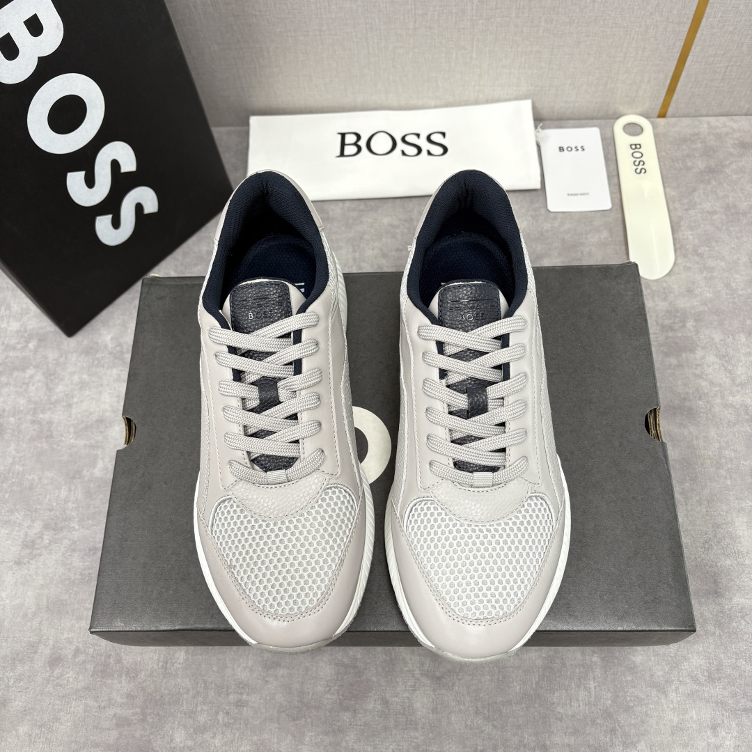 💋💍BOSS 男士新款 BOSS x Porsche联名款运动鞋跑鞋 奢华运动风的跨界杰作 此系列鞋款的