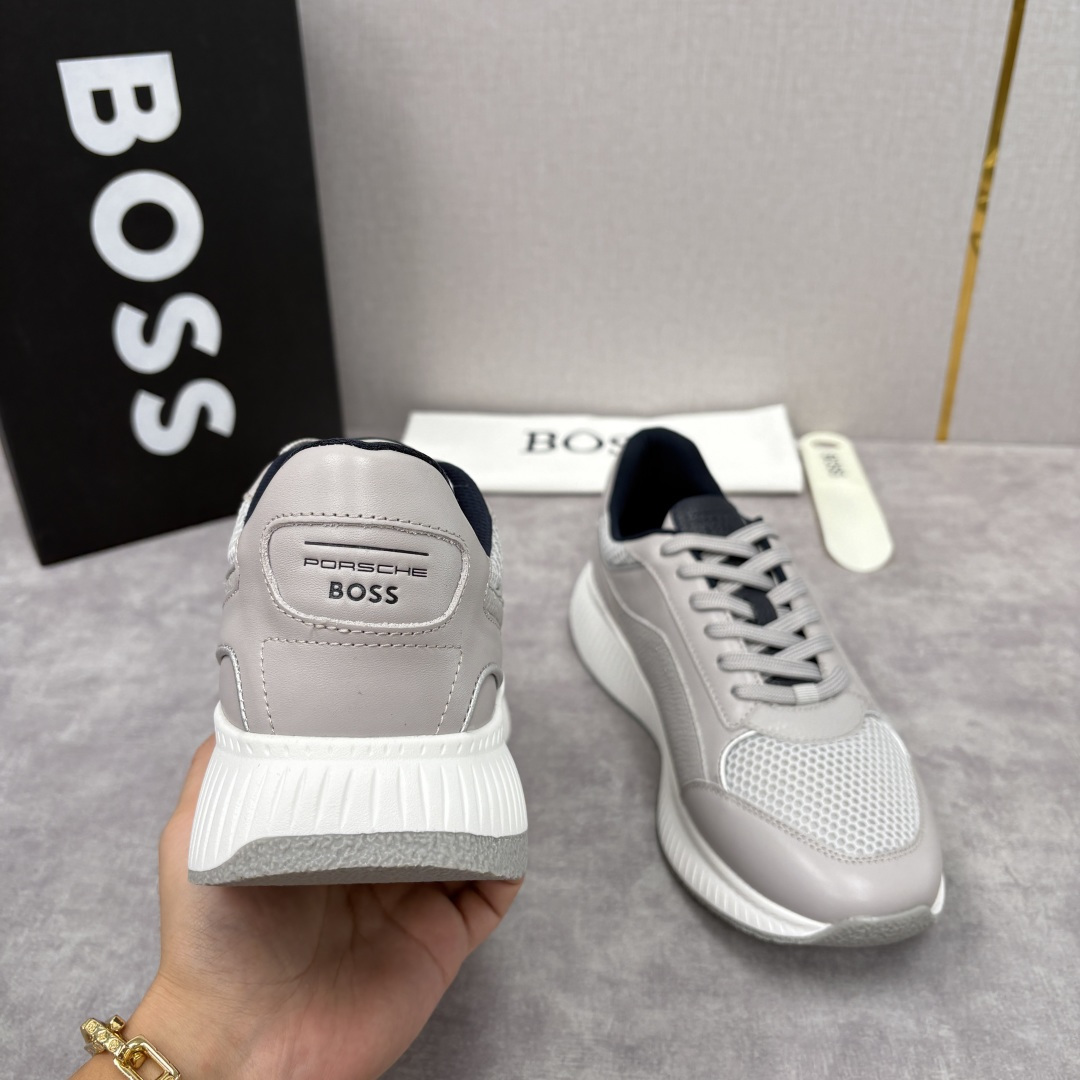 💋💍BOSS 男士新款 BOSS x Porsche联名款运动鞋跑鞋 奢华运动风的跨界杰作 此系列鞋款的