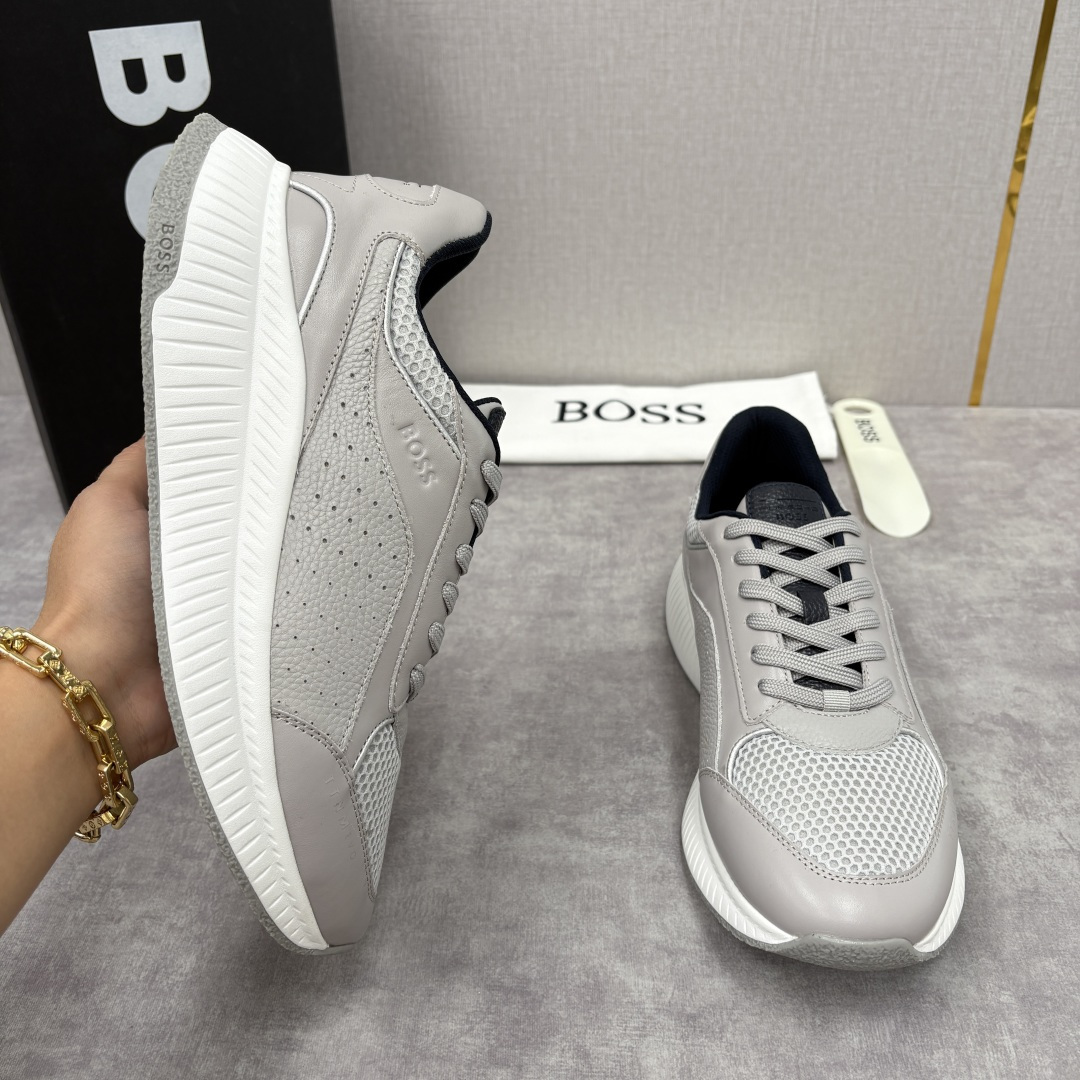 💋💍BOSS 男士新款 BOSS x Porsche联名款运动鞋跑鞋 奢华运动风的跨界杰作 此系列鞋款的