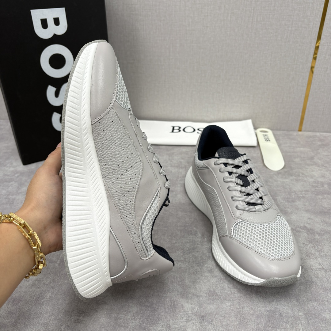 💋💍BOSS 男士新款 BOSS x Porsche联名款运动鞋跑鞋 奢华运动风的跨界杰作 此系列鞋款的