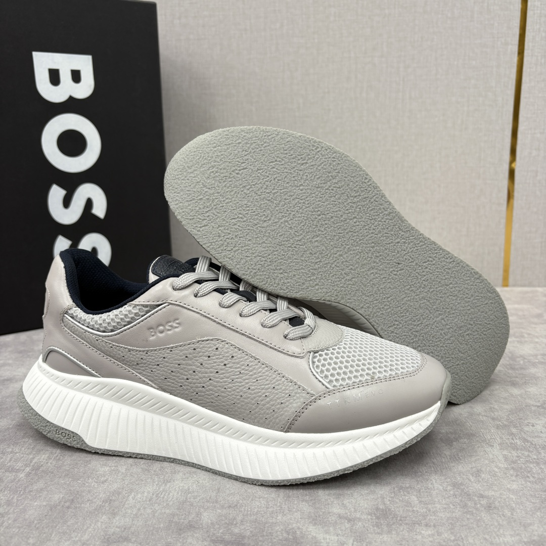 💋💍BOSS 男士新款 BOSS x Porsche联名款运动鞋跑鞋 奢华运动风的跨界杰作 此系列鞋款的
