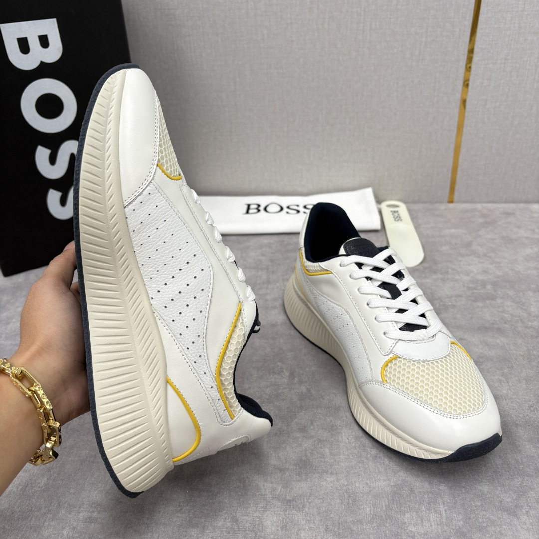 💋💍BOSS 男士新款 BOSS x Porsche联名款运动鞋跑鞋 奢华运动风的跨界杰作 此系列鞋款的