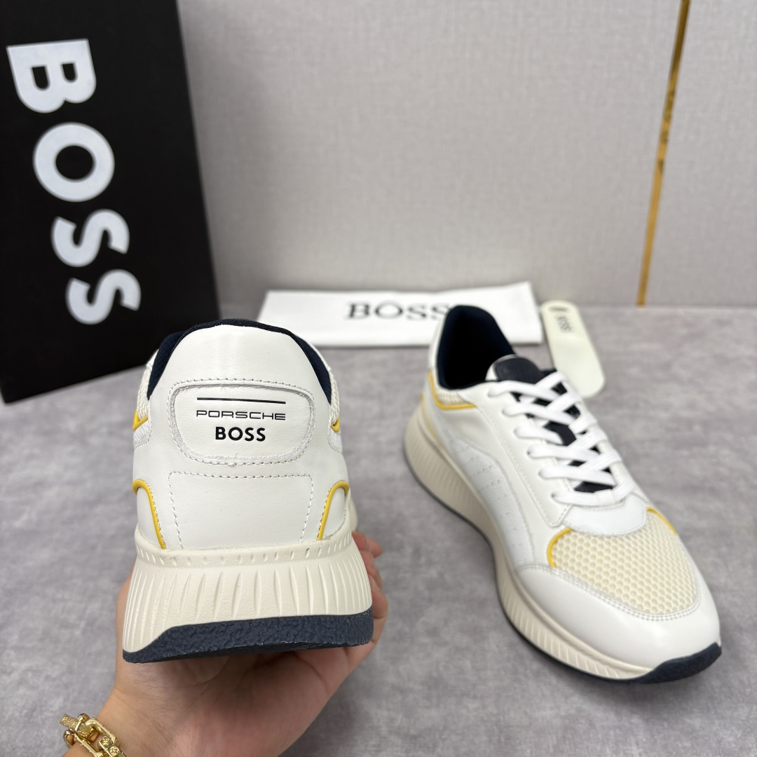 💋💍BOSS 男士新款 BOSS x Porsche联名款运动鞋跑鞋 奢华运动风的跨界杰作 此系列鞋款的