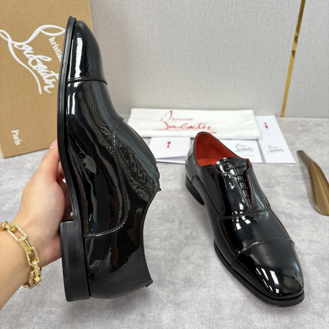 💋💍 CL 新品男士正装鞋皮鞋 Christia* Loubouti* 红底鞋 奢华工艺与优雅格调的极致