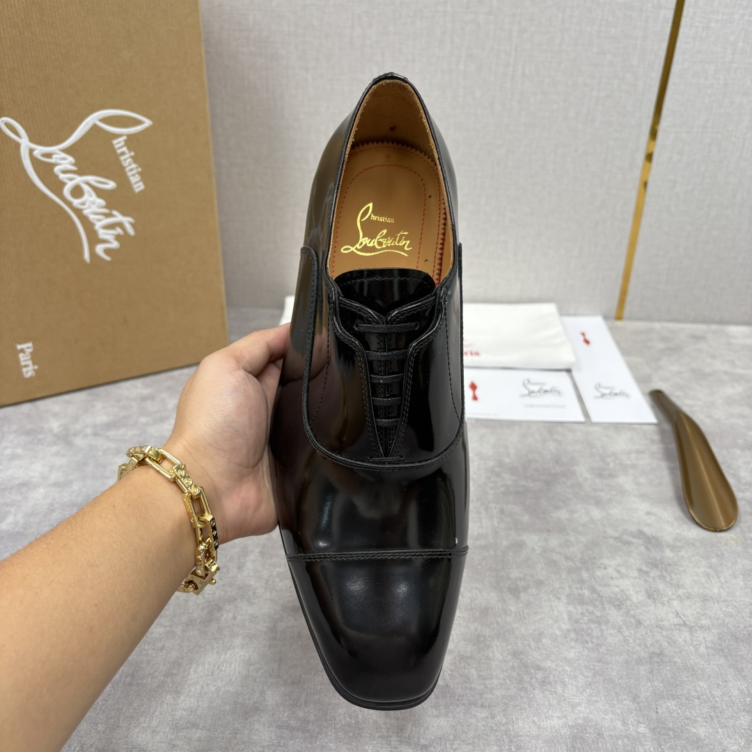 💋💍 CL 新品男士正装鞋皮鞋 Christia* Loubouti* 红底鞋 奢华工艺与优雅格调的极致