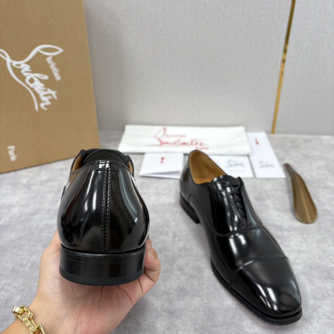 💋💍 CL 新品男士正装鞋皮鞋 Christia* Loubouti* 红底鞋 奢华工艺与优雅格调的极致