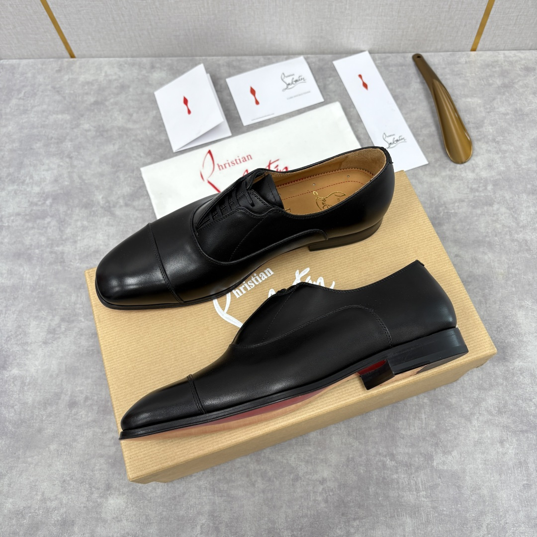 💋💍 CL 新品男士正装鞋皮鞋 Christia* Loubouti* 红底鞋 奢华工艺与优雅格调的极致