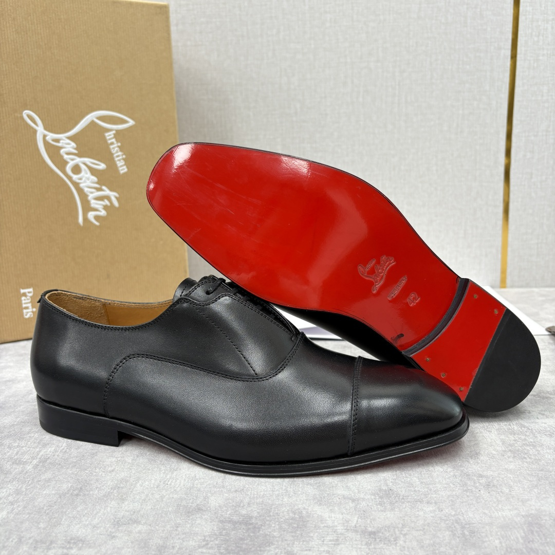 💋💍 CL 新品男士正装鞋皮鞋 Christia* Loubouti* 红底鞋 奢华工艺与优雅格调的极致