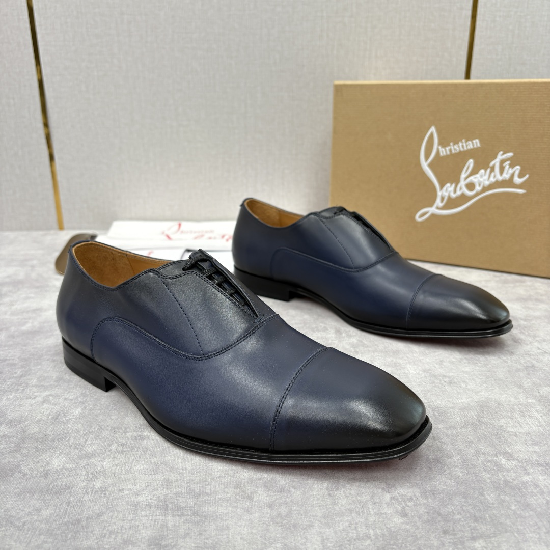 💋💍 CL 新品男士正装鞋皮鞋 Christia* Loubouti* 红底鞋 奢华工艺与优雅格调的极致