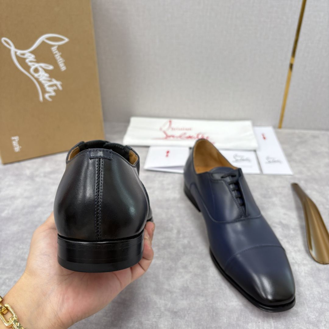 💋💍 CL 新品男士正装鞋皮鞋 Christia* Loubouti* 红底鞋 奢华工艺与优雅格调的极致