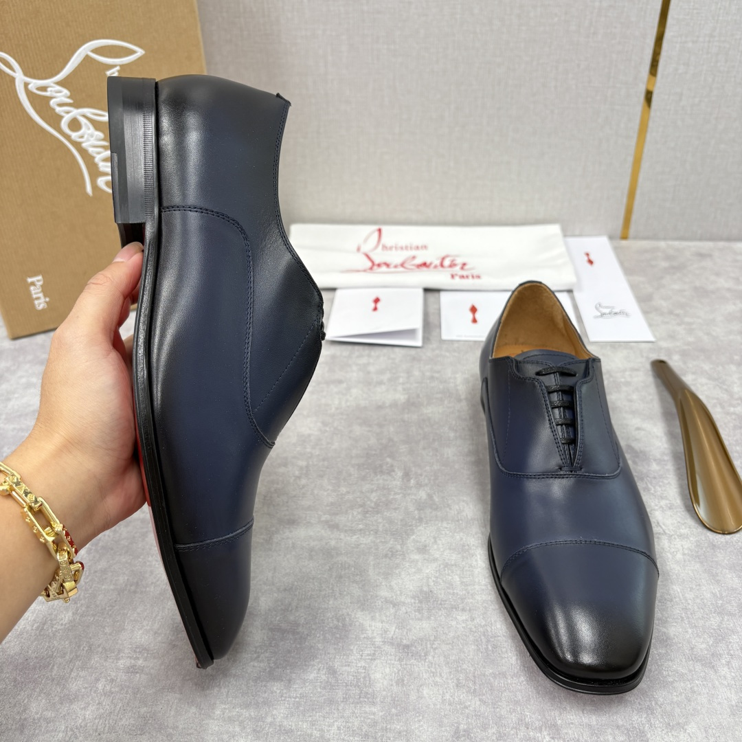 💋💍 CL 新品男士正装鞋皮鞋 Christia* Loubouti* 红底鞋 奢华工艺与优雅格调的极致