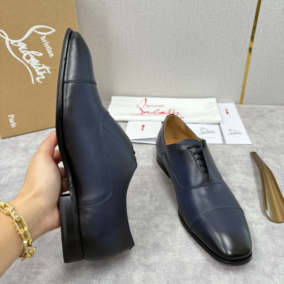 💋💍 CL 新品男士正装鞋皮鞋 Christia* Loubouti* 红底鞋 奢华工艺与优雅格调的极致