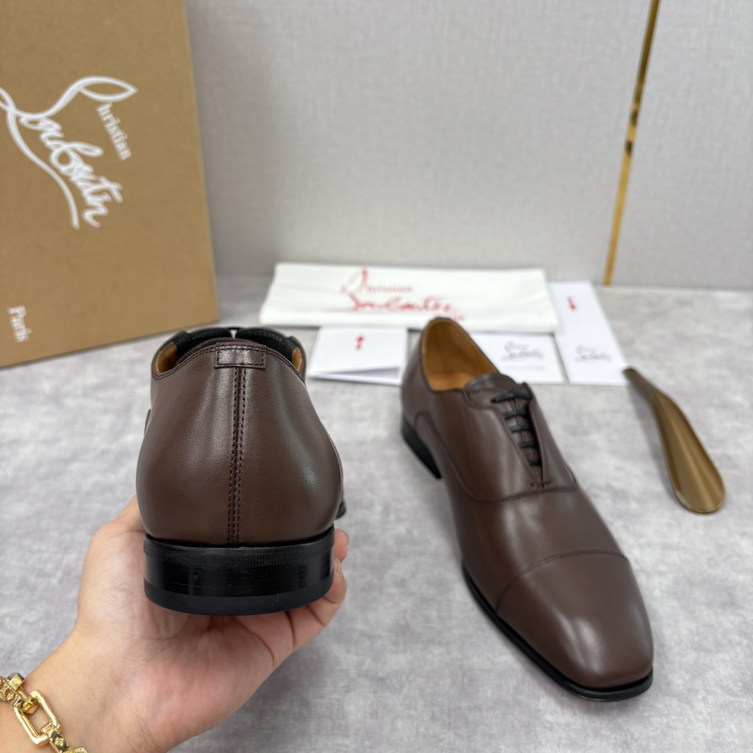 💋💍 CL 新品男士正装鞋皮鞋 Christia* Loubouti* 红底鞋 奢华工艺与优雅格调的极致