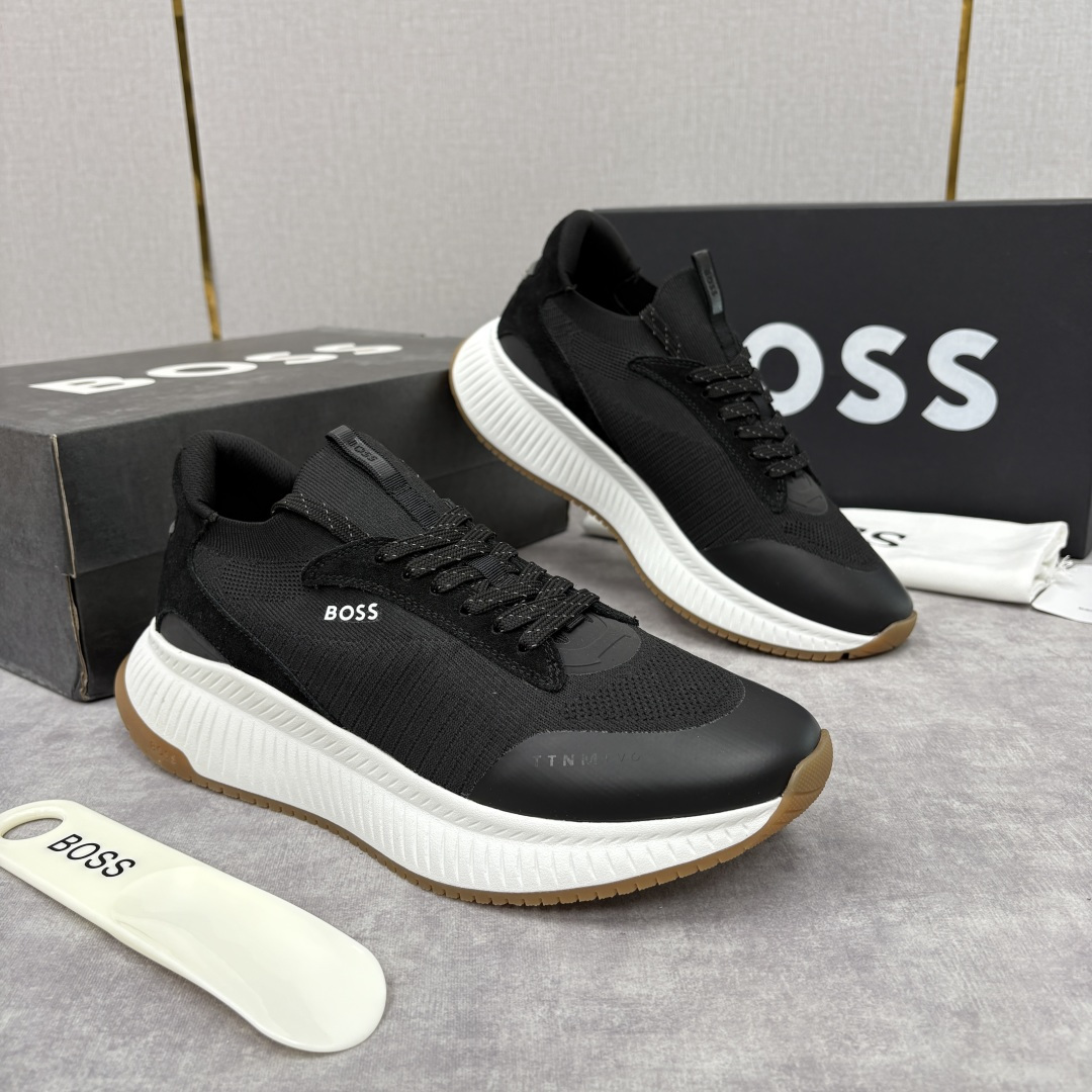 💋💍BOSS 男士新款 男士休闲运动鞋系列：商务休闲风的动感升级，定义都市型男新履程 以多元材质、创新设