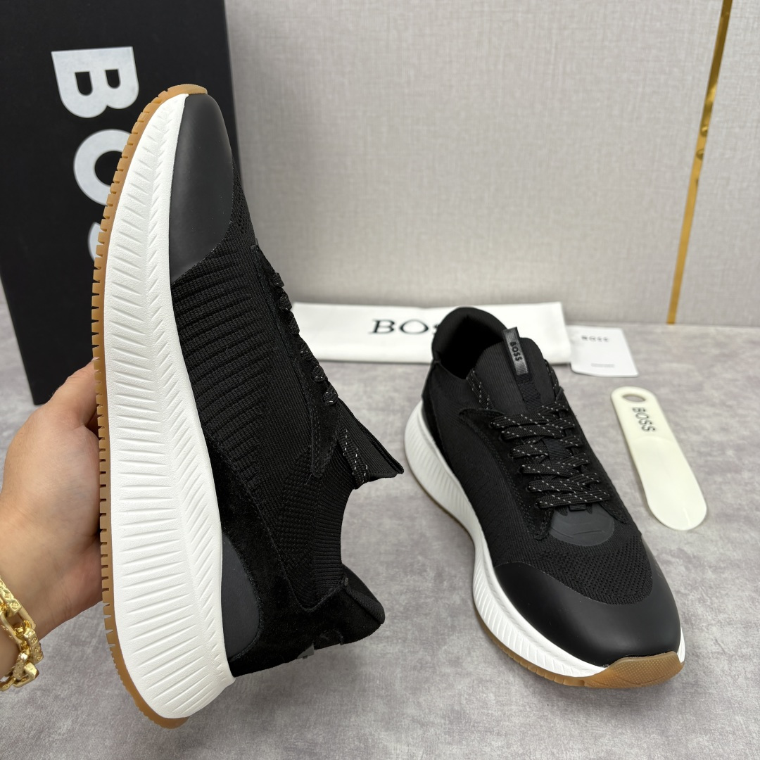 💋💍BOSS 男士新款 男士休闲运动鞋系列：商务休闲风的动感升级，定义都市型男新履程 以多元材质、创新设