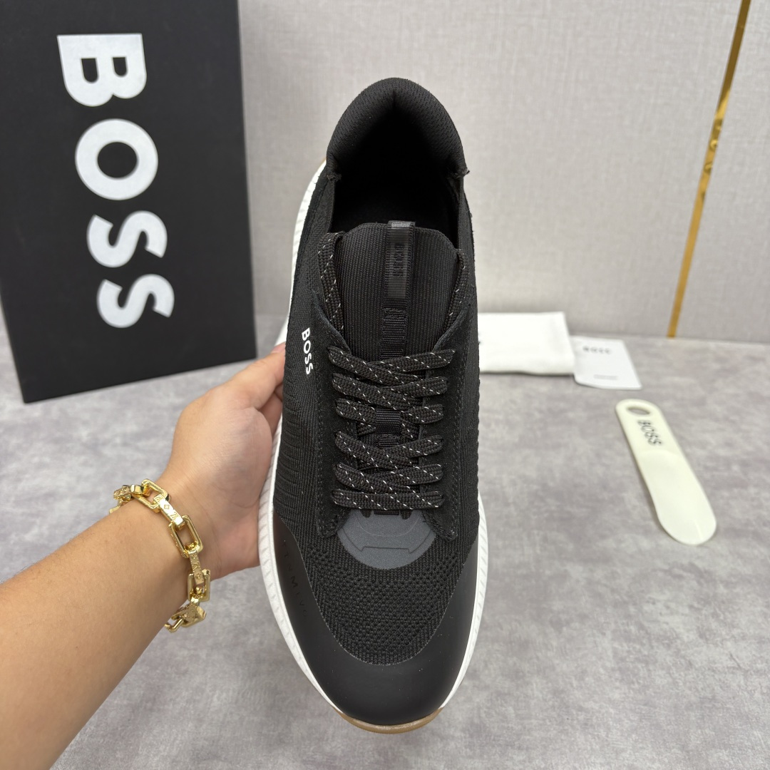 💋💍BOSS 男士新款 男士休闲运动鞋系列：商务休闲风的动感升级，定义都市型男新履程 以多元材质、创新设