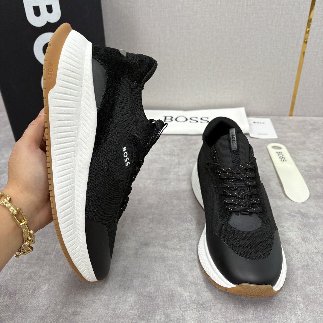 💋💍BOSS 男士新款 男士休闲运动鞋系列：商务休闲风的动感升级，定义都市型男新履程 以多元材质、创新设