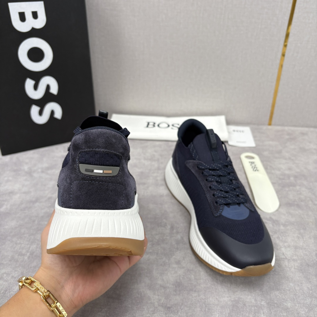 💋💍BOSS 男士新款 男士休闲运动鞋系列：商务休闲风的动感升级，定义都市型男新履程 以多元材质、创新设