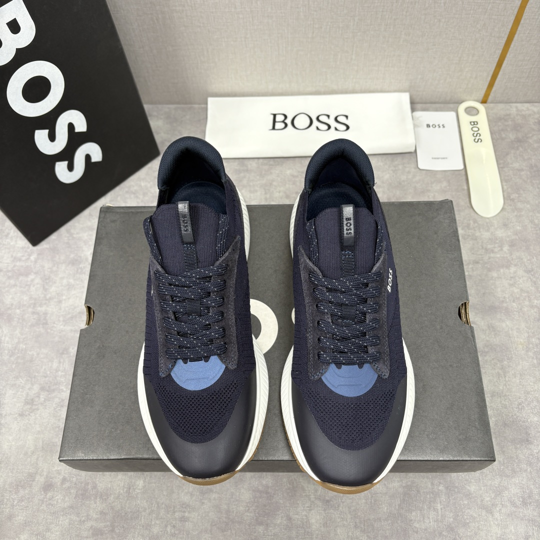💋💍BOSS 男士新款 男士休闲运动鞋系列：商务休闲风的动感升级，定义都市型男新履程 以多元材质、创新设