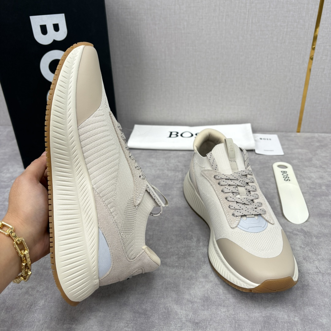 💋💍BOSS 男士新款 男士休闲运动鞋系列：商务休闲风的动感升级，定义都市型男新履程 以多元材质、创新设