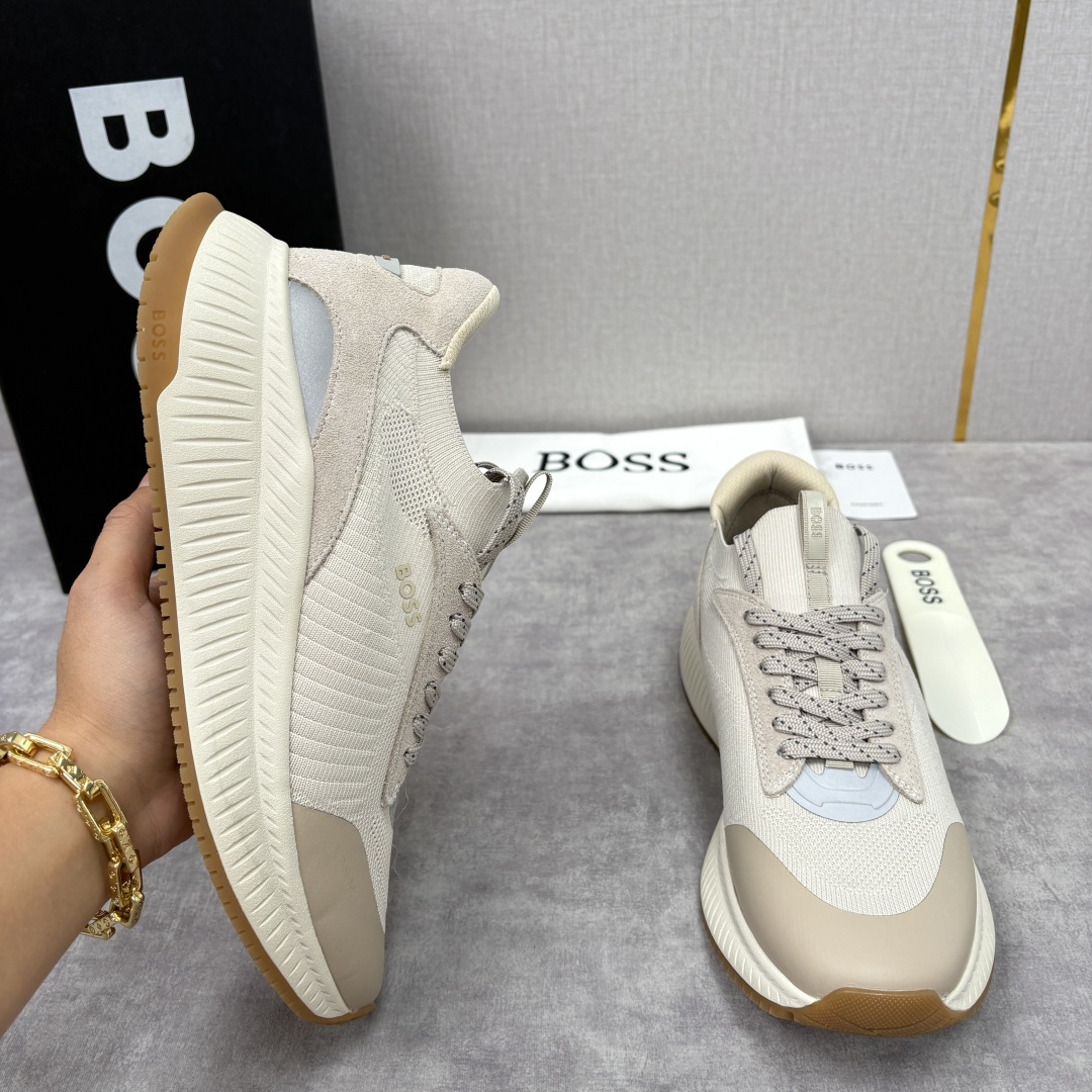 💋💍BOSS 男士新款 男士休闲运动鞋系列：商务休闲风的动感升级，定义都市型男新履程 以多元材质、创新设
