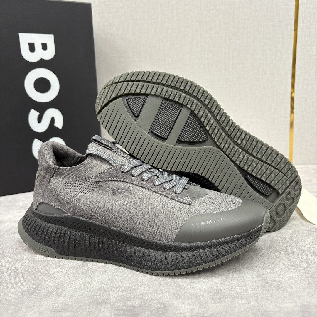 💋💍BOSS 男士新款 男士休闲运动鞋系列：商务休闲风的动感升级，定义都市型男新履程 以多元材质、创新设
