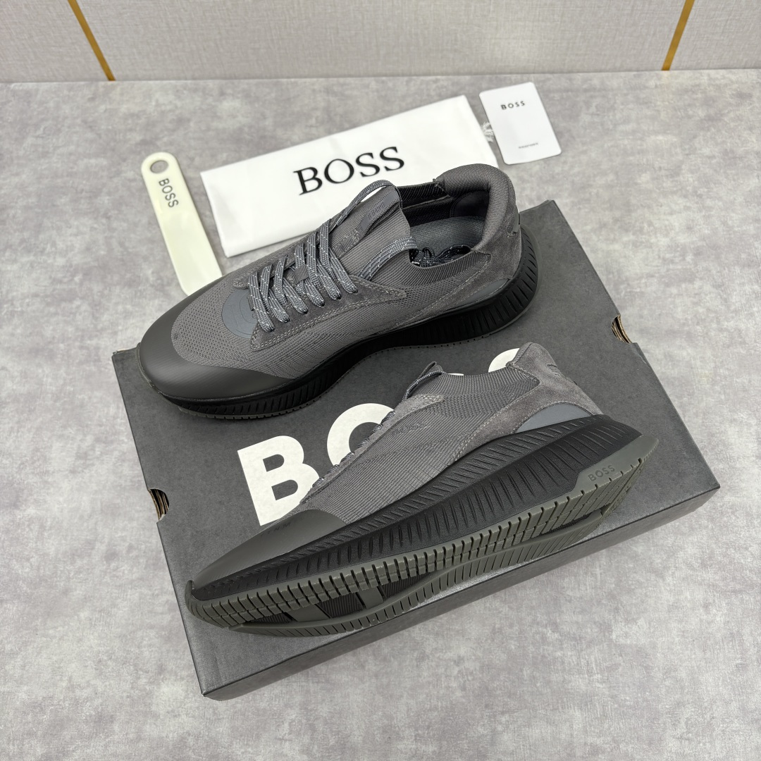 💋💍BOSS 男士新款 男士休闲运动鞋系列：商务休闲风的动感升级，定义都市型男新履程 以多元材质、创新设