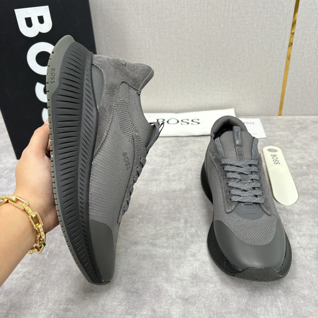 💋💍BOSS 男士新款 男士休闲运动鞋系列：商务休闲风的动感升级，定义都市型男新履程 以多元材质、创新设