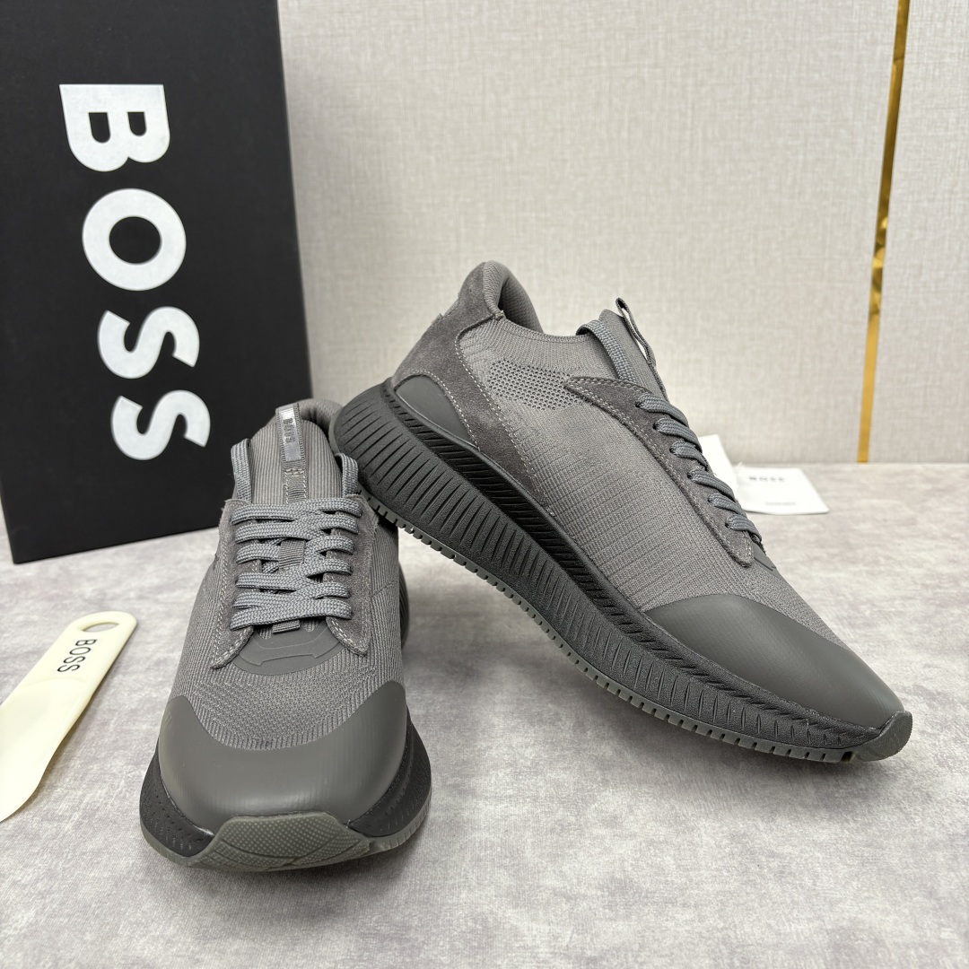 💋💍BOSS 男士新款 男士休闲运动鞋系列：商务休闲风的动感升级，定义都市型男新履程 以多元材质、创新设