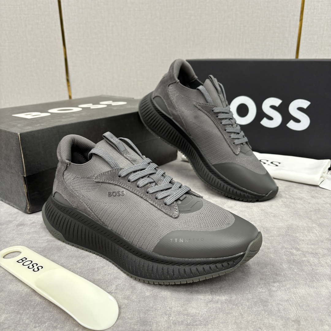 💋💍BOSS 男士新款 男士休闲运动鞋系列：商务休闲风的动感升级，定义都市型男新履程 以多元材质、创新设