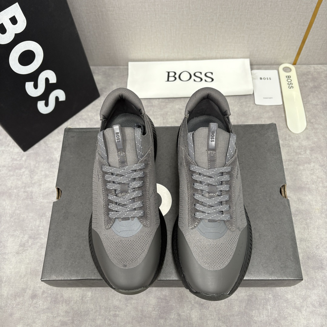 💋💍BOSS 男士新款 男士休闲运动鞋系列：商务休闲风的动感升级，定义都市型男新履程 以多元材质、创新设