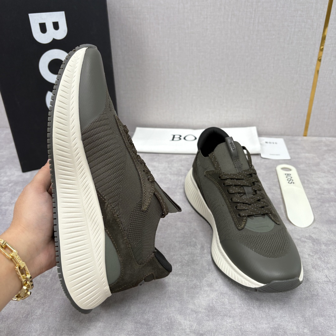 💋💍BOSS 男士新款 男士休闲运动鞋系列：商务休闲风的动感升级，定义都市型男新履程 以多元材质、创新设