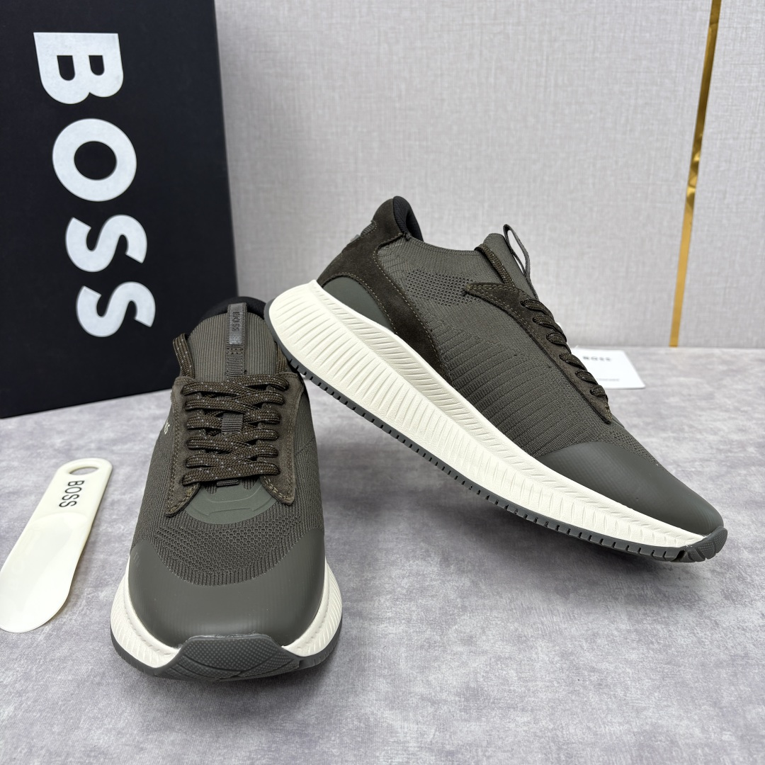 💋💍BOSS 男士新款 男士休闲运动鞋系列：商务休闲风的动感升级，定义都市型男新履程 以多元材质、创新设