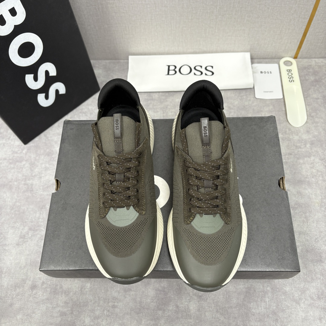 💋💍BOSS 男士新款 男士休闲运动鞋系列：商务休闲风的动感升级，定义都市型男新履程 以多元材质、创新设