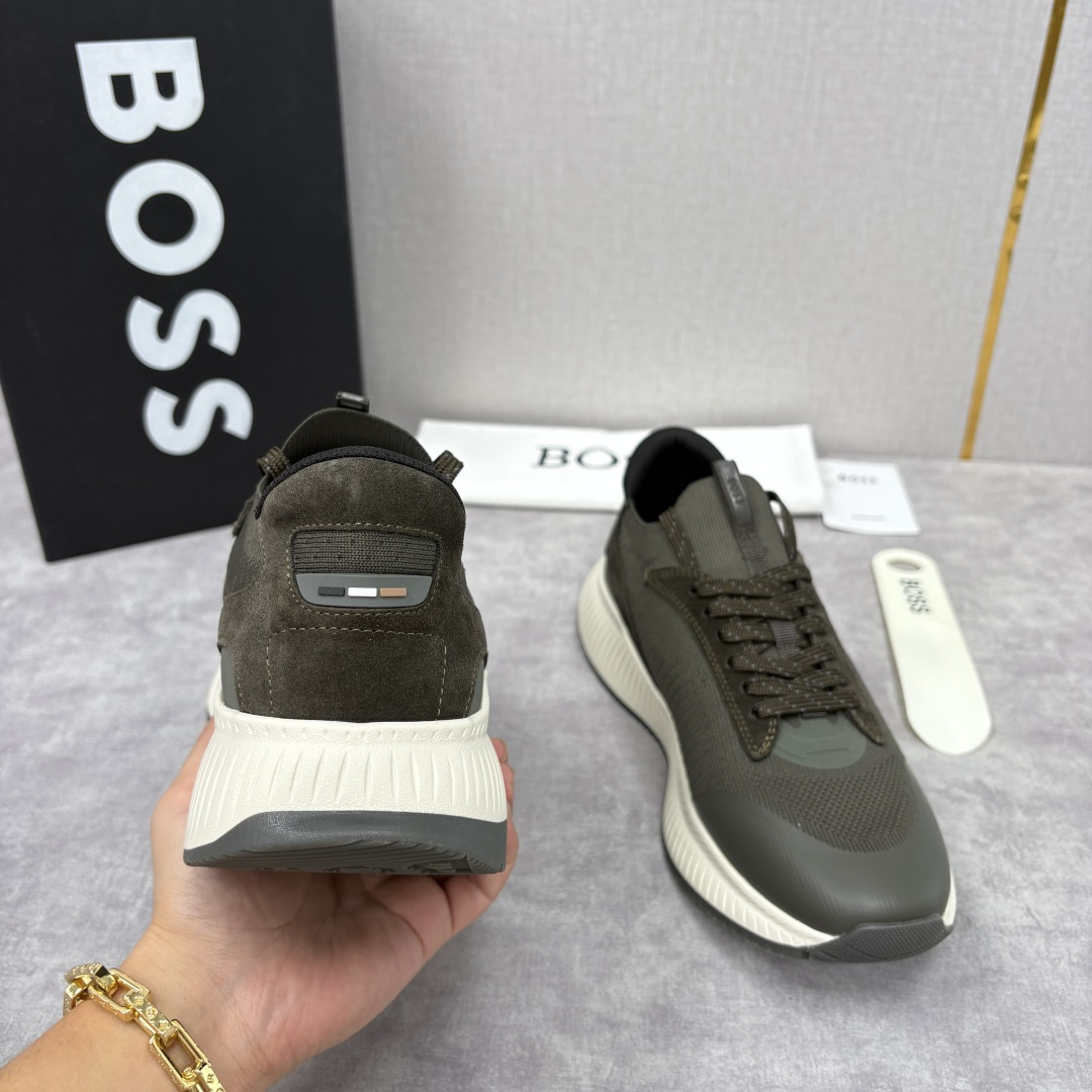💋💍BOSS 男士新款 男士休闲运动鞋系列：商务休闲风的动感升级，定义都市型男新履程 以多元材质、创新设