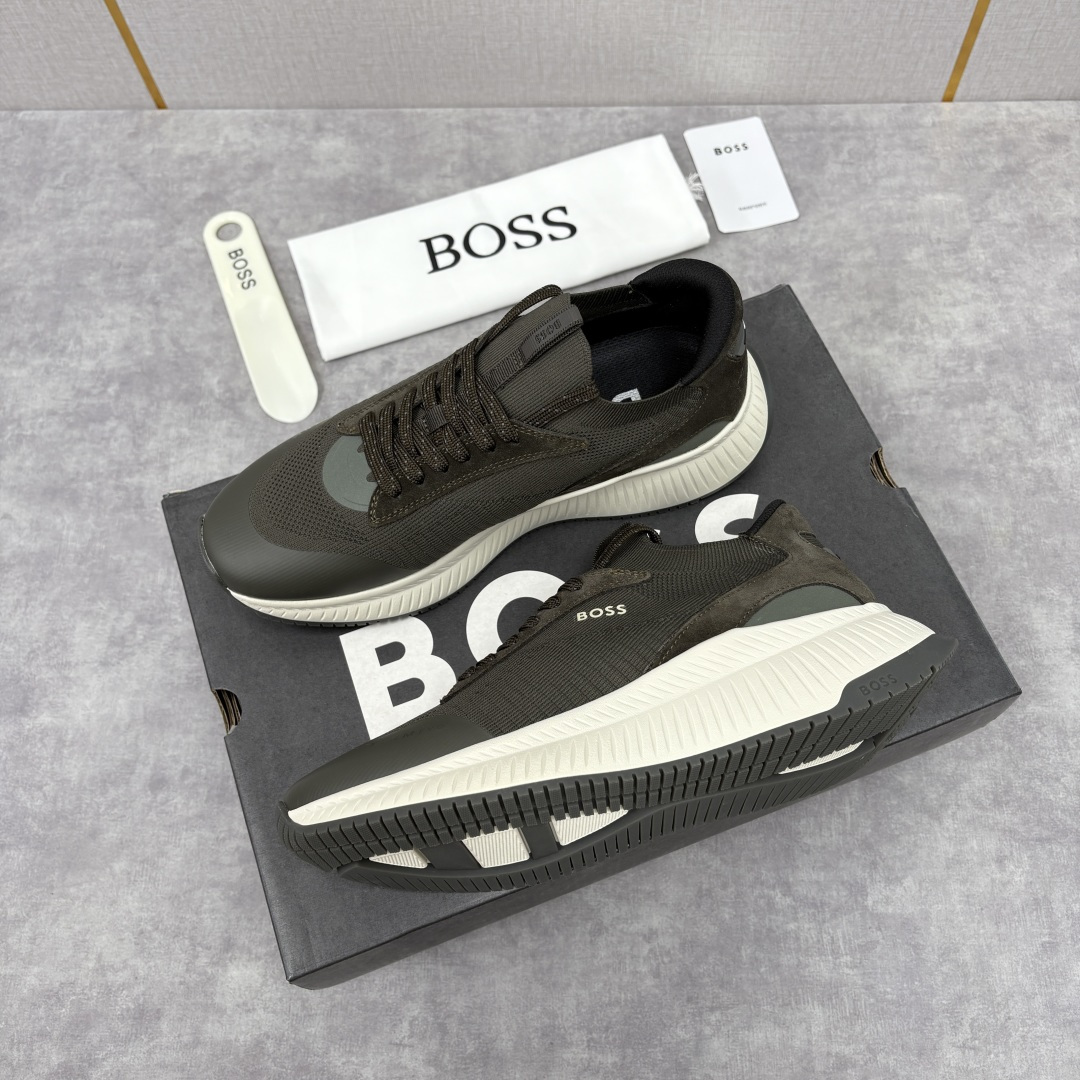 💋💍BOSS 男士新款 男士休闲运动鞋系列：商务休闲风的动感升级，定义都市型男新履程 以多元材质、创新设