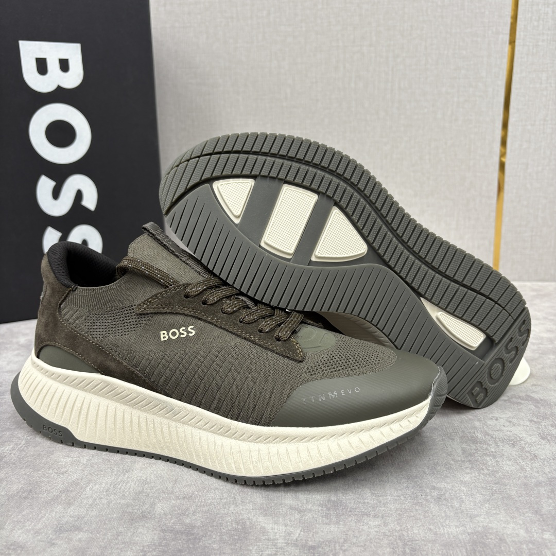 💋💍BOSS 男士新款 男士休闲运动鞋系列：商务休闲风的动感升级，定义都市型男新履程 以多元材质、创新设