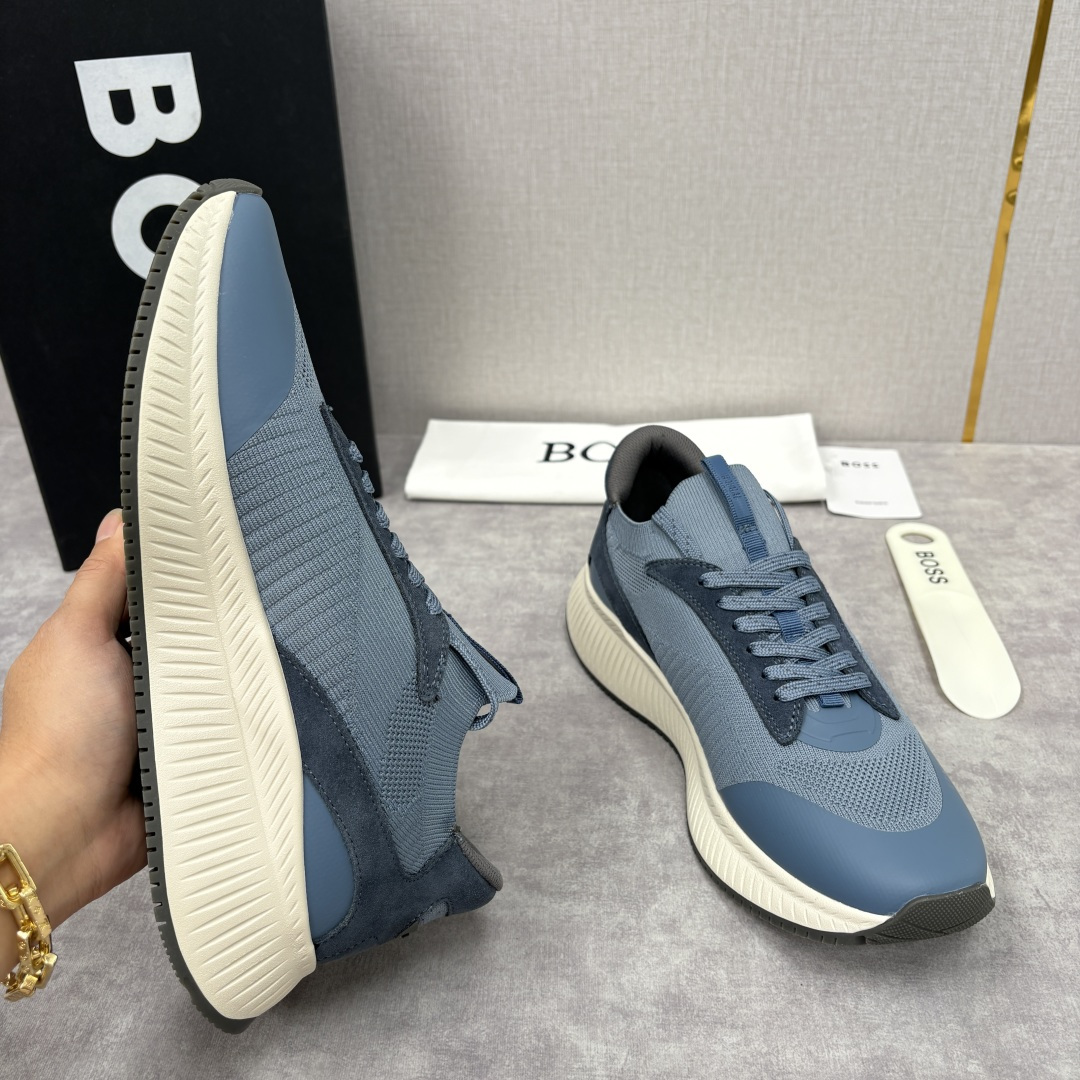 💋💍BOSS 男士新款 男士休闲运动鞋系列：商务休闲风的动感升级，定义都市型男新履程 以多元材质、创新设